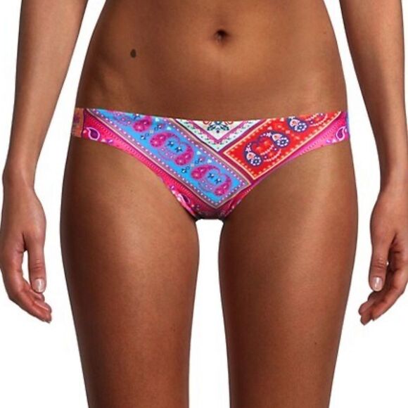 Farm Rio Colorful Bandana Bikini Botton In Multicolor Medium - Picture 1 of 10